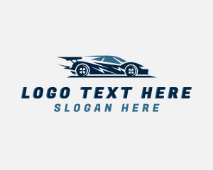 Sports Car - Fast Racing Car logo design