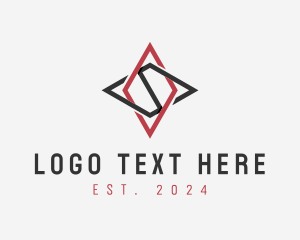 Symbol - Compass Letter S logo design