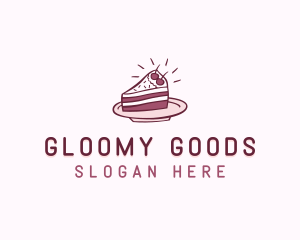 Cake Slice Baking Pastry logo design