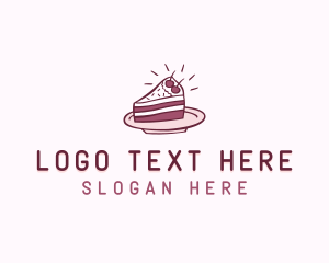 Cake Slice - Cake Slice Baking Pastry logo design
