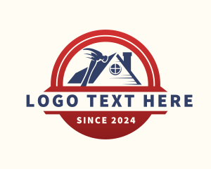 Hammer - Roofing Repair Construction logo design