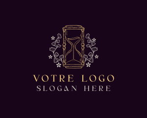 Botanical - Botanical Plant Hourglass logo design