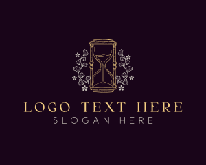 Botanical - Botanical Plant Hourglass logo design