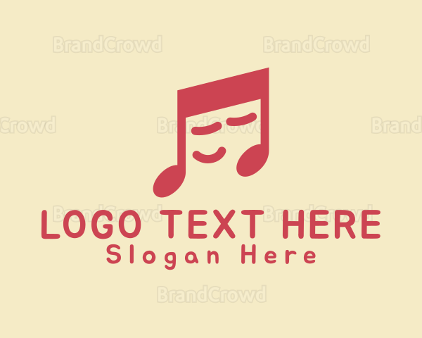 Sleepy Music Note Logo