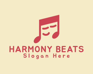 Tune - Sleepy Music Note logo design