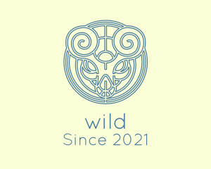 Antique - Minimalist Stag Celtic logo design