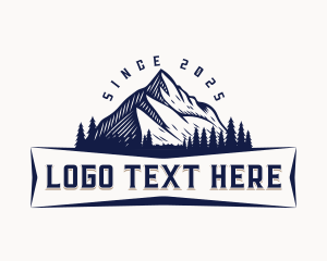 Explorer - Mountain Trekking Exploration logo design
