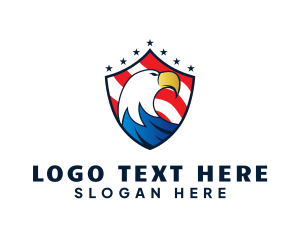 Veteran - American Eagle Protection logo design