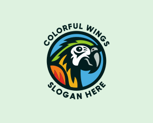 Parrot - Wild Tropical Parrot logo design