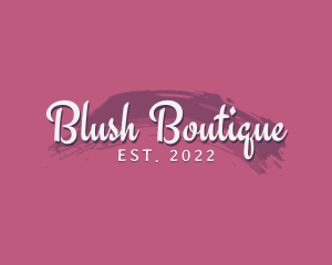 Blush - Watercolor Feminine Minimal Business logo design