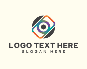 Blogging - Creative Camera Photographer logo design