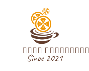 Cappuccino - Orange Tea Cafe logo design