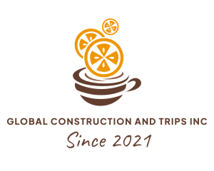 Beverage - Orange Tea Cafe logo design