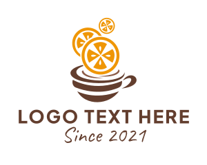 Tea - Orange Tea Cafe logo design
