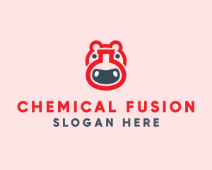 Chemistry - Red Hippo Lab logo design