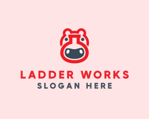 Red Hippo Lab logo design