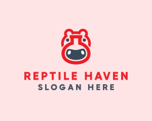 Red Hippo Lab logo design