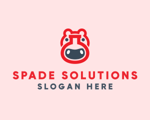 Red Hippo Lab logo design