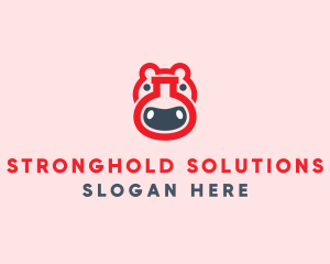 Red Hippo Lab logo design