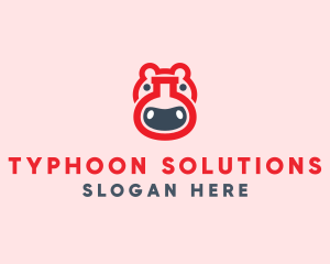 Red Hippo Lab logo design