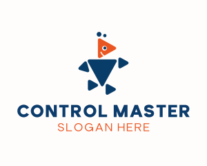 Controller - Media Controller App logo design