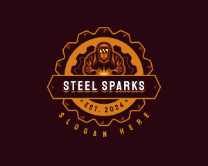 Welder - Welder Fabrication Ironwork logo design