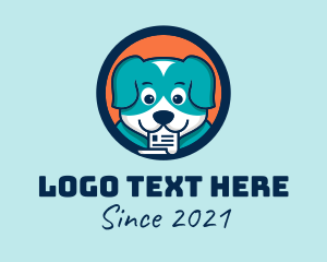 Information - Puppy Dog Document logo design