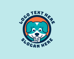 Pooch - Puppy Dog Document logo design