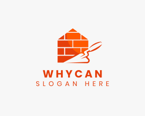 Bricklaying - Trowel Masonry Brick logo design