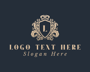 Lawyer - Ornamental Shield Crown logo design