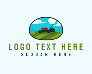 Lawn Mower Garden Logo