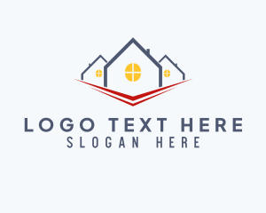 Roofing - Realty House Village logo design