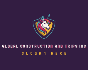 Gay - Streamer Unicorn Creature logo design