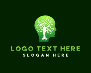 Human - Head Tree Psychiatry logo design