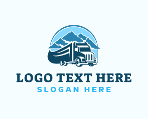 Logistics - Truck Mountain Logistics logo design