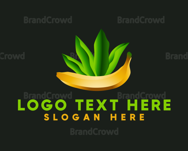 Natural Banana Harvest Logo