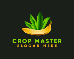 Natural Banana Harvest logo design