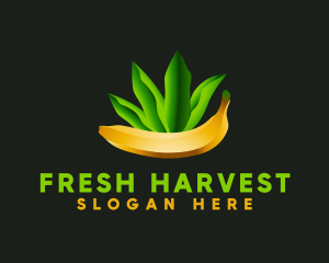 Natural Banana Harvest logo design