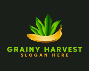 Natural Banana Harvest logo design