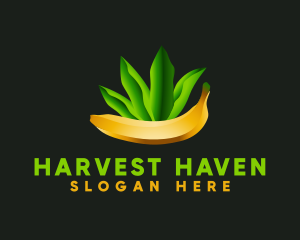 Natural Banana Harvest logo design