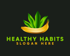 Natural Banana Harvest logo design