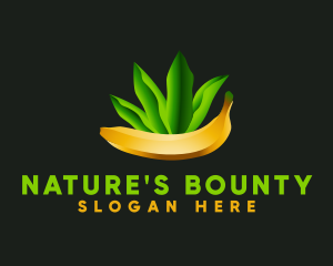 Natural Banana Harvest logo design