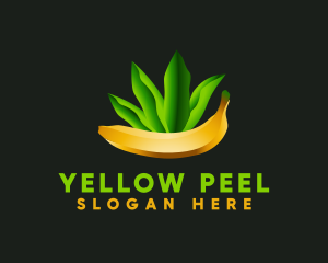 Banana - Natural Banana Harvest logo design