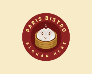 Steamed Bun Dumpling logo design