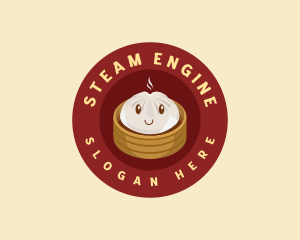 Steamed Bun Dumpling logo design