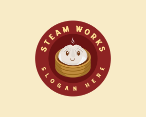 Steamed Bun Dumpling logo design