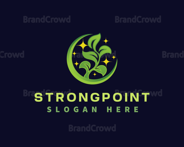 Leaf Plant Growth Logo