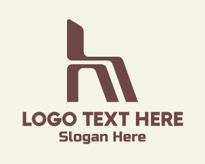 Dining - Wooden Chair Homeware logo design