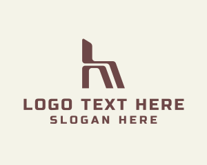 Carpentry - Seat Chair Homeware logo design