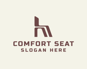 Wooden Chair Homeware logo design